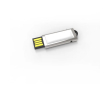 Clé USB impression intégrale en métal format extractible Europe couleur argenté