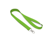 Tour de cou impression intégrale en RPET avec mousqueton ou clip couleur vert pomme