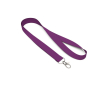 Tour de cou impression intégrale en RPET avec mousqueton ou clip couleur mauve