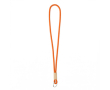 Tour de cou tubulaire impression intégrale en polyester et bambou couleur orange