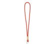 Tour de cou tubulaire impression intégrale en polyester et bambou couleur rouge foncé