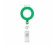 Porte-badge rétractable rond impression intégrale ⌀2 couleur vert bouteille
