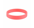 Bracelet en silicone impression intégrale pour événements 100 % couleur rouge