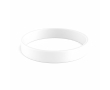 Bracelet en silicone impression intégrale pour événements 100 % couleur blanc