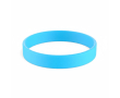 Bracelet en silicone impression intégrale pour événements 100 % couleur cyan