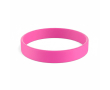 Bracelet en silicone impression intégrale pour événements 100 % couleur fuchsia fluorescent