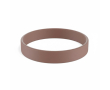 Bracelet en silicone impression intégrale pour événements 100 % couleur marron foncé