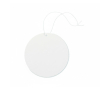 Désodorisant pour voiture impression intégrale en forme personnalisée couleur blanc