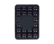 Housse adhésive pour téléphone impression intégrale avec 20 ventouses couleur noir