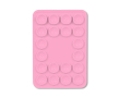 Housse adhésive pour téléphone impression intégrale avec 20 ventouses couleur rose