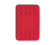 Housse adhésive pour téléphone impression intégrale avec 26 ventouses couleur rouge
