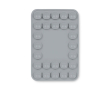 Housse adhésive pour téléphone impression intégrale avec 26 ventouses couleur gris