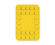 Housse adhésive pour téléphone impression intégrale avec 26 ventouses couleur jaune