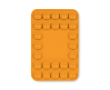 Housse adhésive pour téléphone impression intégrale avec 26 ventouses couleur orange