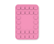 Housse adhésive pour téléphone impression intégrale avec 26 ventouses couleur rose