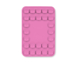 Housse adhésive pour téléphone impression intégrale avec 26 ventouses couleur rose fluorescent