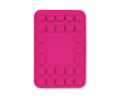 Housse adhésive pour téléphone impression intégrale avec 26 ventouses couleur fuchsia