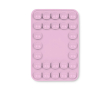 Housse adhésive pour téléphone impression intégrale avec 26 ventouses couleur rose clair 