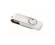 Clé USB impression intégrale avec coque ABS Techmate couleur blanc