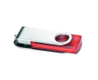 Clé USB colorée transparente impression intégrale couleur rouge transparent