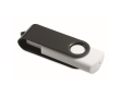 Clé USB impression intégrale avec boîtier pivotant coloré Techmate couleur noir