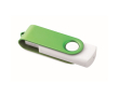 Clé USB impression intégrale avec boîtier pivotant coloré Techmate couleur vert