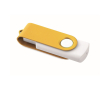 Clé USB impression intégrale avec boîtier pivotant coloré Techmate couleur doré