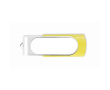 Clé USB colorée impression intégrale avec boîtier couleur jaune