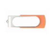 Clé USB colorée impression intégrale avec boîtier couleur orange