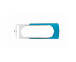 Clé USB colorée impression intégrale avec boîtier couleur turquoise