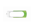 Clé USB colorée impression intégrale avec boîtier couleur vert lime transparent