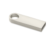 Mini clé USB en zinc impression intégrale avec détail pour accrocher couleur argenté