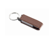 Clé USB impression intégrale avec housse en cuir et fermoir magnétique couleur marron