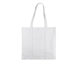 Sac grand format en coton recyclé avec poignées longues 360 g/m2 couleur naturel