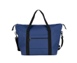 Sac en similicuir pour voyage avec sangle pour trolley couleur bleu marine