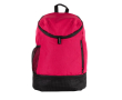 Sac à dos en polyester pour le sport avec compartiment pour chaussures couleur rouge
