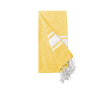Paréo en coton recyclé et polyester en plusieurs couleurs 150 g/m2 couleur jaune