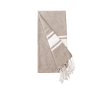 Paréo en coton recyclé et polyester en plusieurs couleurs 150 g/m2 couleur beige