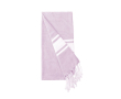 Paréo en coton recyclé et polyester en plusieurs couleurs 150 g/m2 couleur rose clair