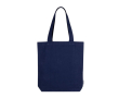 Sac en coton recyclé de couleur neutre 320 g/m2 couleur bleu marine