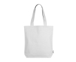 Sac en coton recyclé de couleur neutre 320 g/m2 couleur blanc