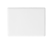 Aimant rectangulaire en céramique avec finition mate couleur blanc
