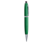 Stylo USB impression intégrale avec pointeur tactile encre noire couleur vert