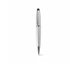 Stylo USB impression intégrale avec pointeur tactile encre noire couleur argenté