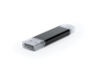 Clé USB impression intégrale en aluminium avec Micro USB et Type C couleur noir