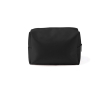 Trousse en nylon et polyester résistant à compartiment unique couleur noir