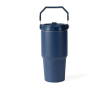 Bouteille isotherme anti-fuite en acier inoxydable recyclé 600 ml couleur bleu marine