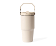 Bouteille isotherme anti-fuite en acier inoxydable recyclé 600 ml couleur beige