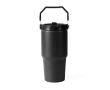 Bouteille isotherme anti-fuite en acier inoxydable recyclé 600 ml couleur noir