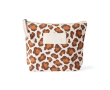 Trousse en coton recyclé avec motif animal 200 g/m² couleur marron